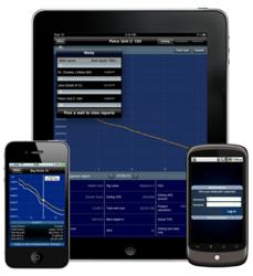 Mobile reporting app for the oil & gas industry.